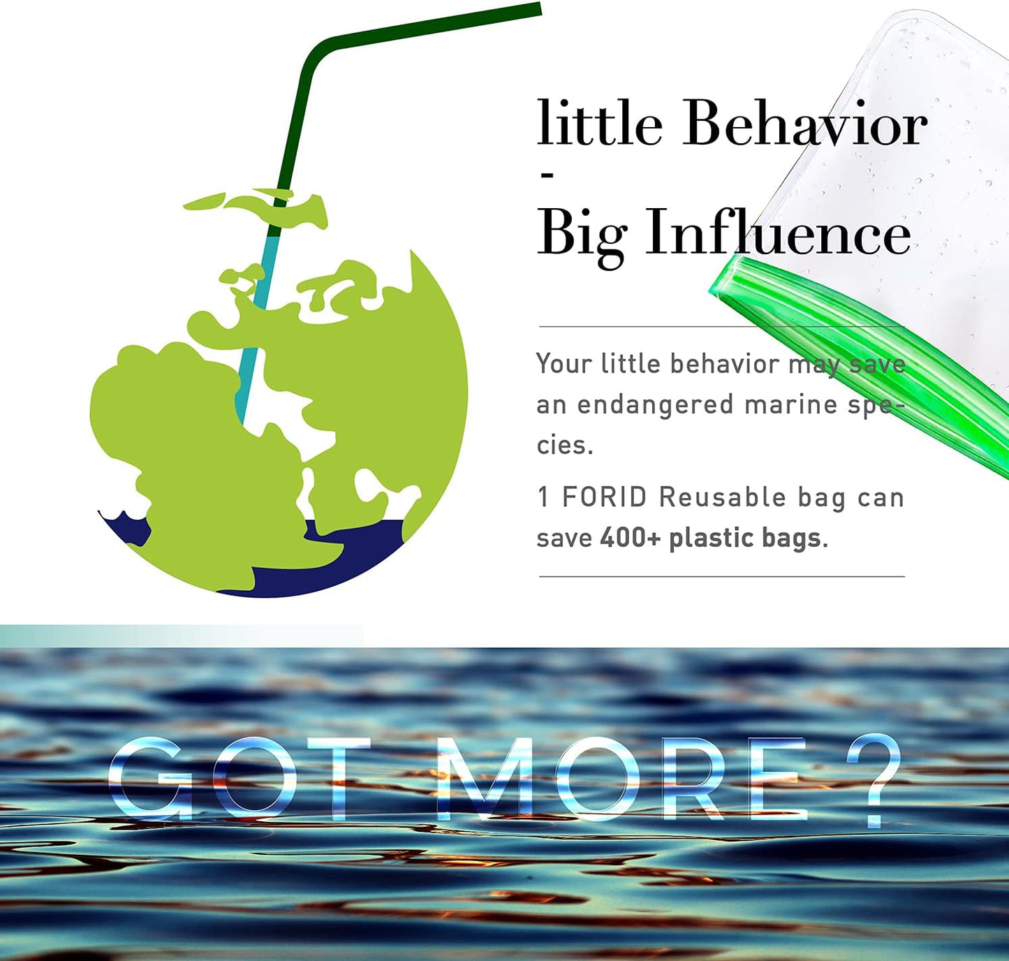 FORID 24 Pack Reusable Food Storage Bags, Silicone Gallon Freezer Bags, Sandwich Snack Resealable Lunch Bags, Extra Thick Leakproof for Marinate Food, Fruit Cereal Travel Items Home Kitchen