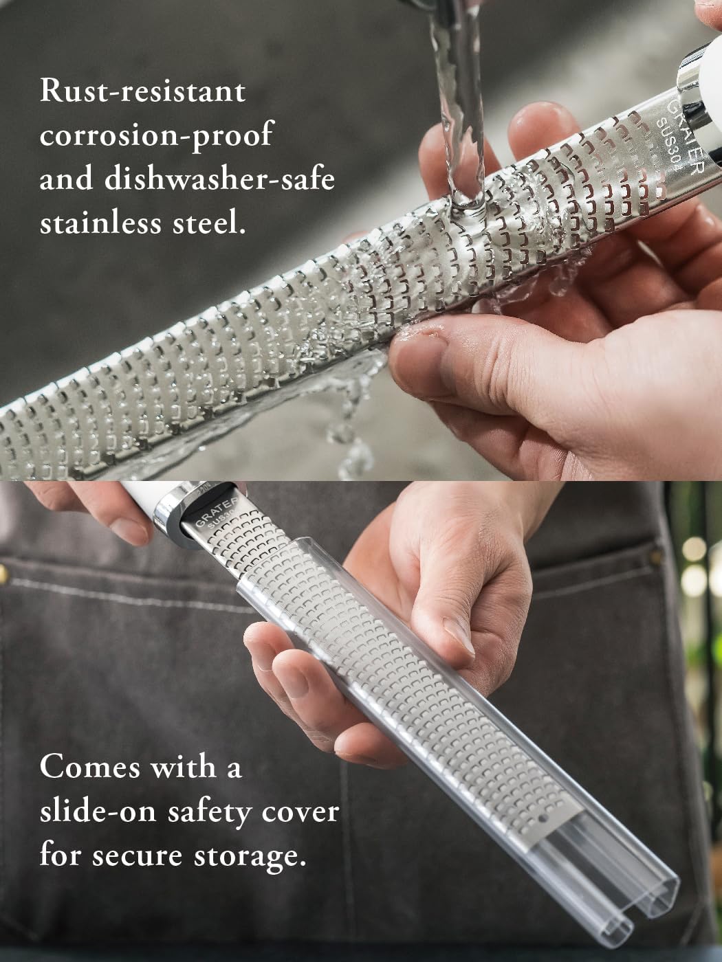 Grater, Lemon Zester Cheese Grater, Cheese Shavings, Parme Cheese, Ginger, Garlic, Zester Grater (white)