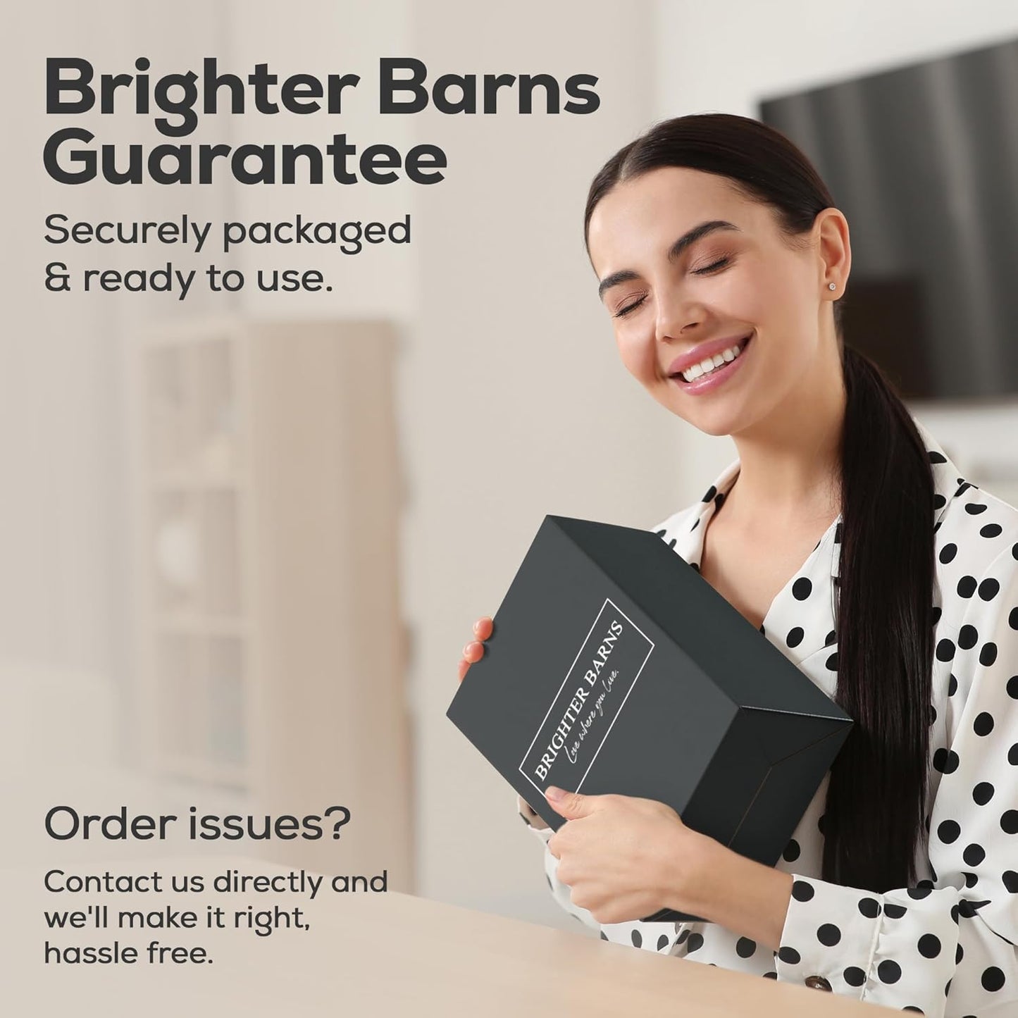 Farmhouse Salt and Pepper Shakers Set by Brighter Barns - Modern Kitchen Decor, Dining Table Countertop Accessory - Rustic, Vintage Glass Shakers with Stainless Steel Lids for Home, Restaurant