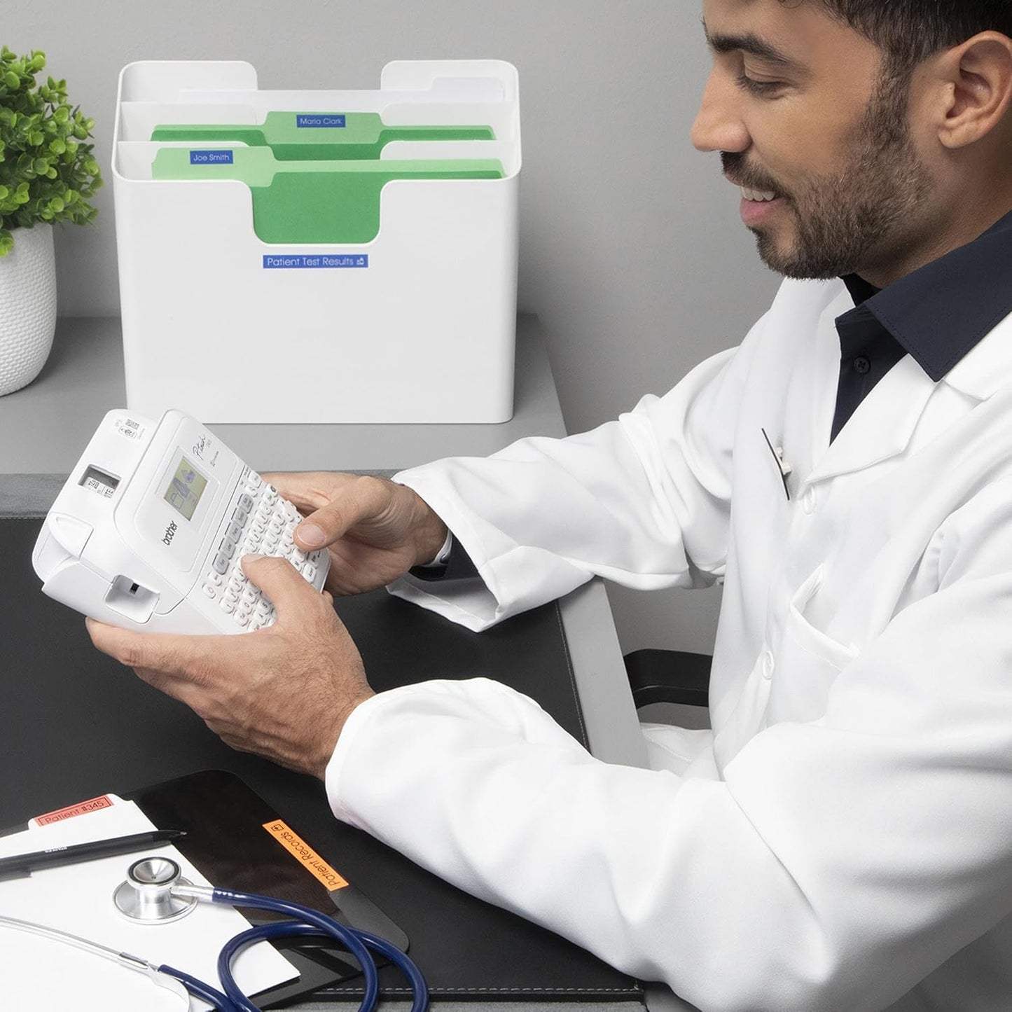 Brother P-Touch PT-D410VP Home / Office Advanced Label Maker | Connect via USB to Create and Print on TZe Label Tapes up to ~3/4 inch