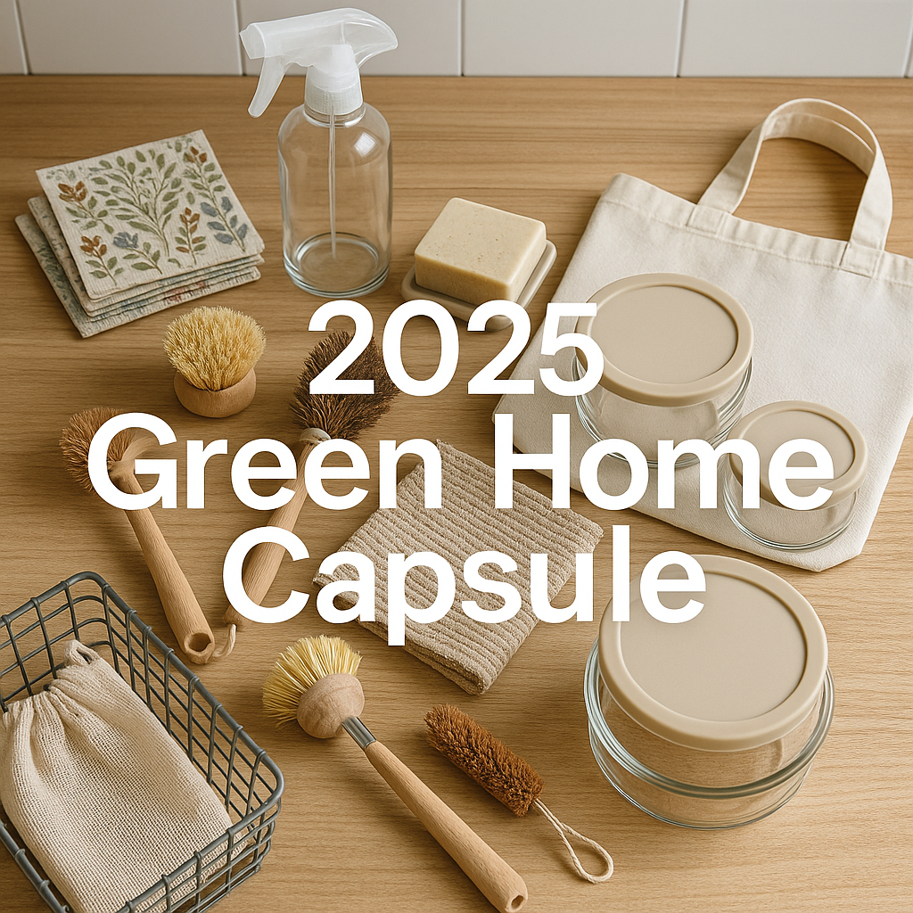 “2025 Green Home Capsule: 7 Multi-Use Eco Essentials That Replace 30 Single-Use Products in Your Kitchen & Bathroom”