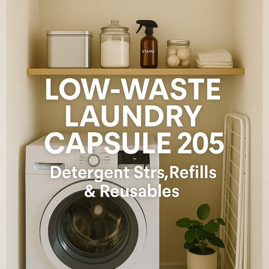 2025 Low-Waste Laundry Capsule: Detergent Strips, Refills & Reusables for Small U.S. Homes