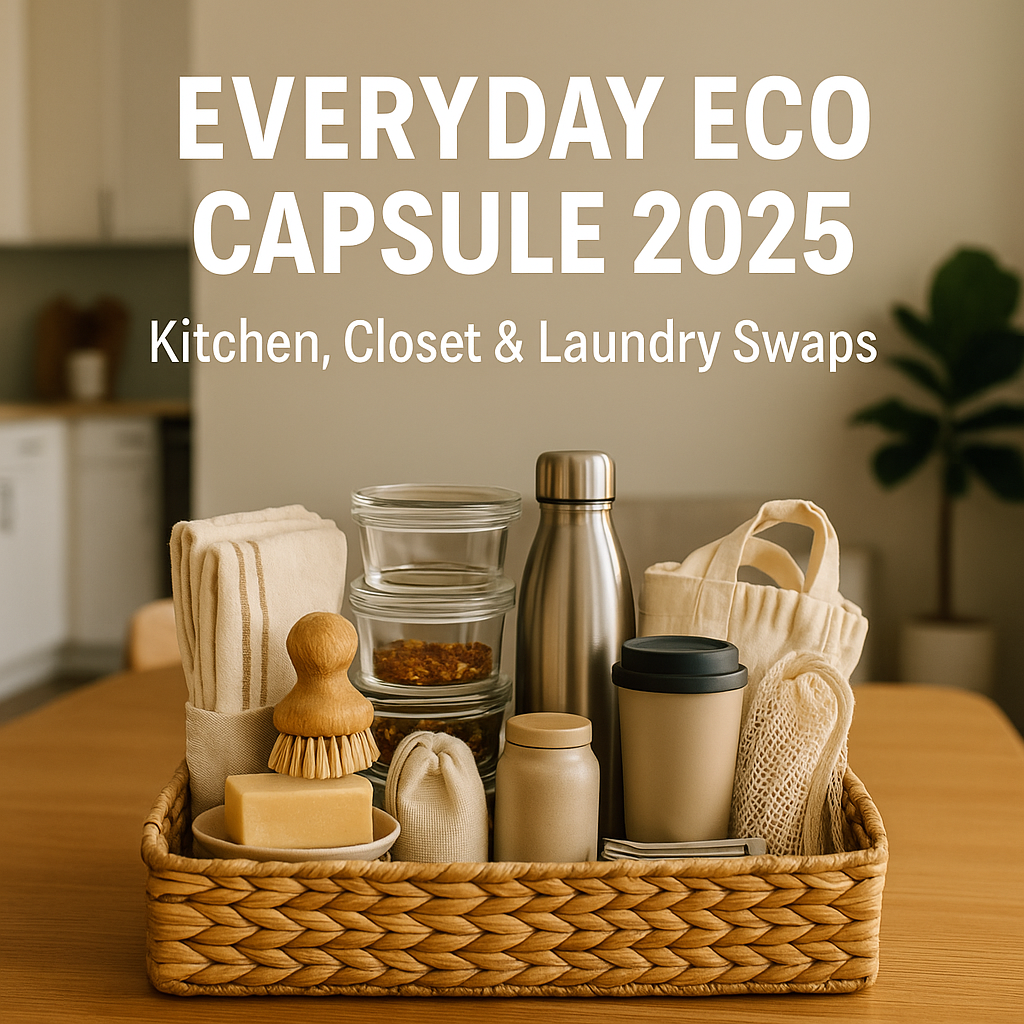 2025 Everyday Eco Capsule: Simple Kitchen, Closet & Laundry Swaps U.S. Families Actually Use