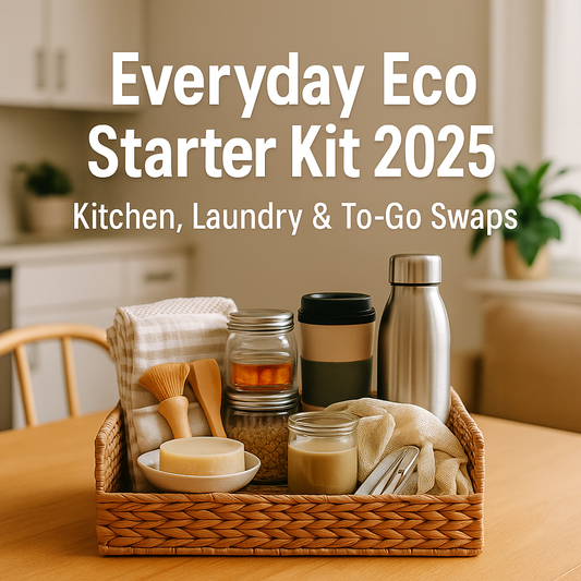 2025 Everyday Eco Starter Kit: Low-Waste Kitchen, Laundry & To-Go Swaps That Actually Get Used