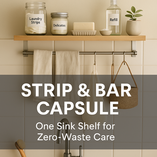 The 2025 Strip & Bar Capsule: One Sink Shelf for Zero-Waste Dishes, Laundry & Wardrobe Care