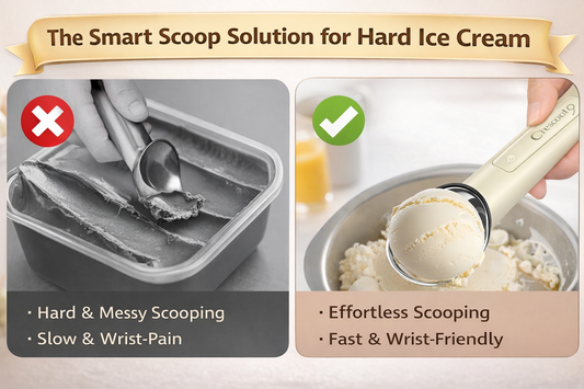 The Winter Dessert Upgrade You Didn’t Know You Needed: A Rechargeable Heated Scoop for Hard Ice Cream