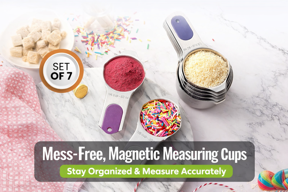 The “No-Mess Baking Capsule”: How Magnetic Measuring Cups Make Winter Cooking Faster, Cleaner, and More Consistent