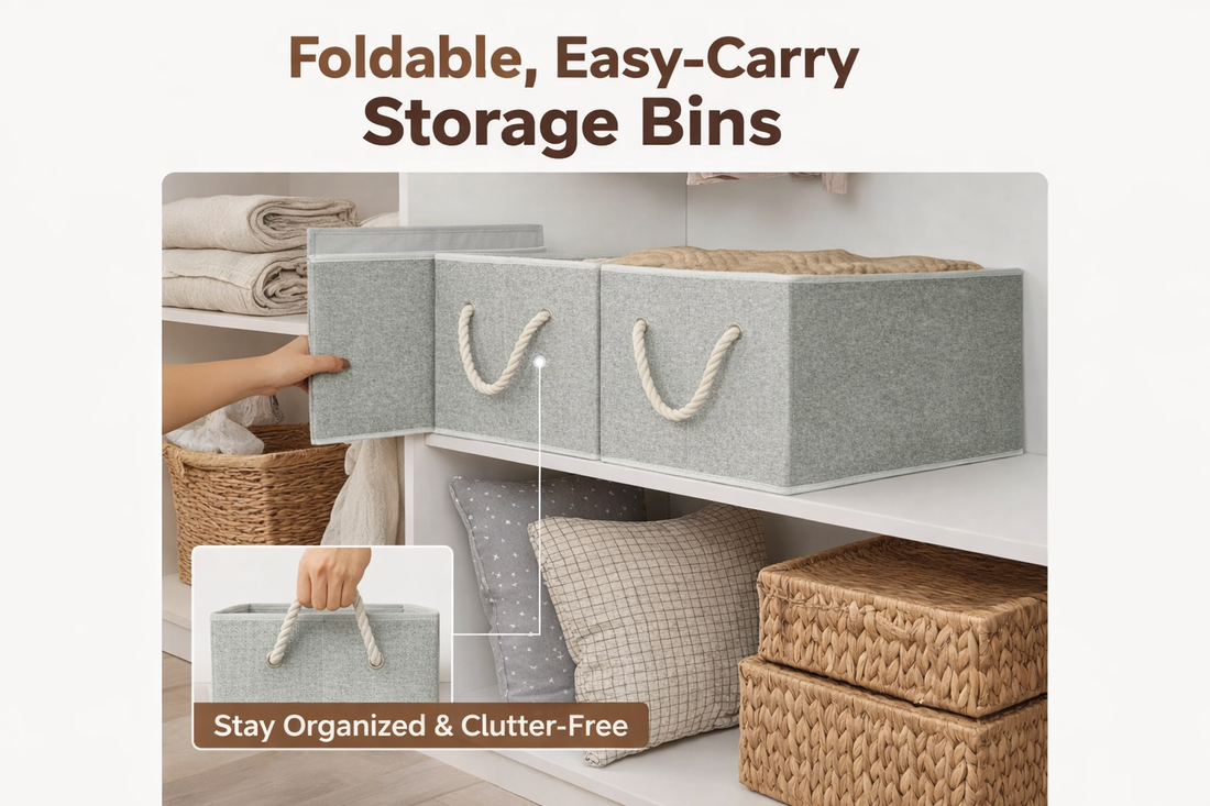 The Winter Closet Reset: The Fold-Flat Storage Basket Upgrade That Makes Your Home Feel Instantly Calmer