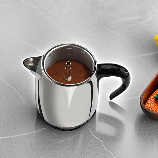 Farberware Electric Coffee Percolator, Stainless Steel Basket, Automatic Keep Warm, No-Drip Spout, 8 Cup