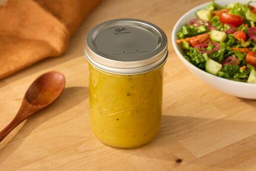 Ball Wide Mouth Glass Mason Jars with Lids and Bands, Used for Canning, Pickling, Juice, Jam, Jelly, Pint Size 16 Ounce (Pack of 3)