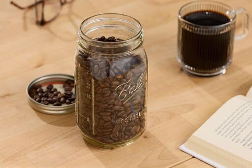 Ball Wide Mouth Glass Mason Jars with Lids and Bands, Used for Canning, Pickling, Juice, Jam, Jelly, Quart Size 32 Ounce (Pack of 3)