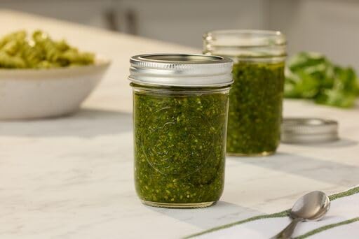 Ball Regular Mouth Glass Mason Jars with Lids and Bands, Used for Canning (Half Pint, 8 Ounce (Pack of 6))