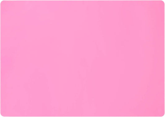 Gartful Extra Large Silicone Mats for Countertop, 28" by 20" Multipurpose Mat, Counter Table Protector, Desk Saver Pad, Placemat Nonstick Nonskid Heat-Resistant Pad, Pink