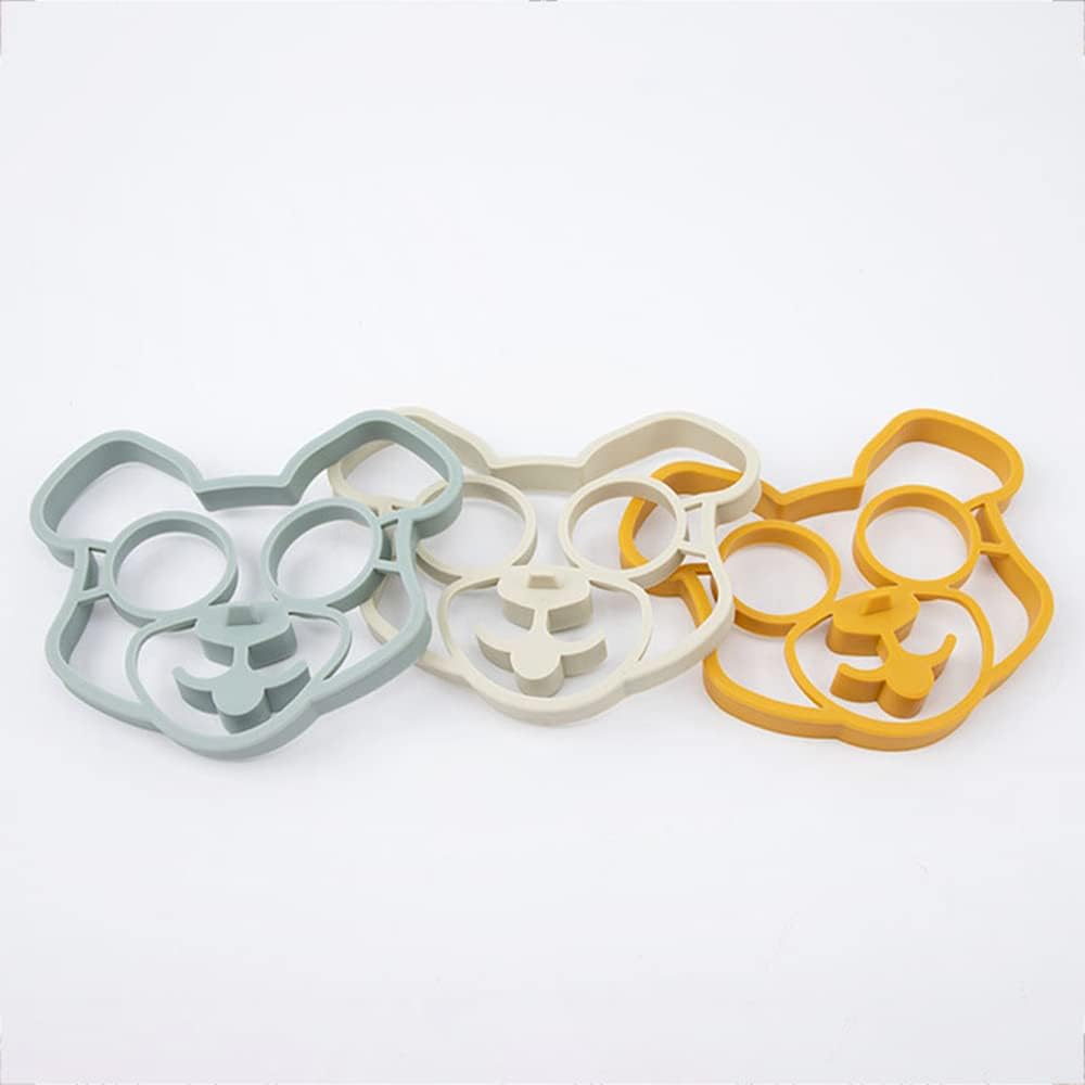 Breakfast Omelette Mold Silicone Egg Pancake Ring Shaper Cooking Tool DIY Kitchen Accessories Gadget Egg Fired Mould (Puppy Head)