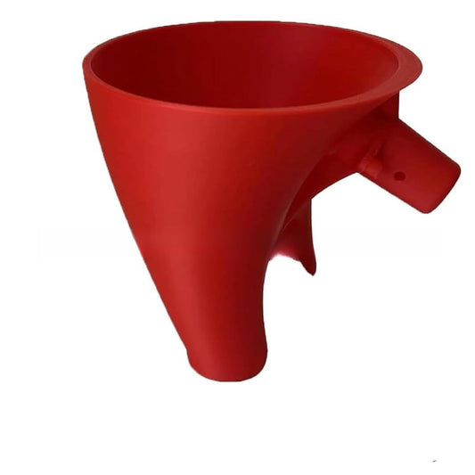 Flour Funnel for Kitchen Aid Mixer – Stand Mixer Attachment for KSM150 5-Quart Tilt-Head, Easy-Pour No-Mess Baking Tool, Fits Flour, Sugar & Egg Liquid, (red)