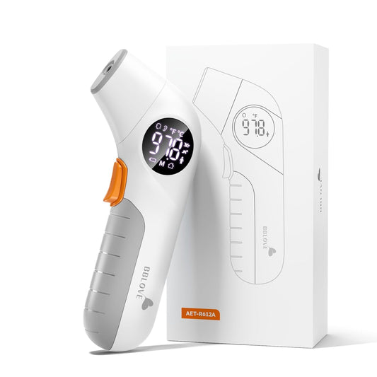 Baby Thermometer for Infants, No-Touch Forehead and Ear Thermometer with Fever Alarm, Fast Accuracy Digital Thermometer for Adults and Kids, 3 Age Modes, Object Modes