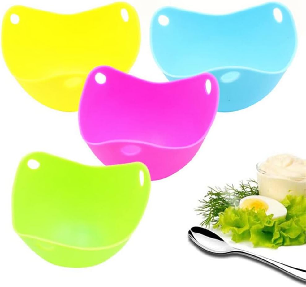 Breakfast Omelette Mold Silicone Egg Pancake Ring Shaper Cooking Tool DIY Kitchen Accessories Gadget Egg Fired Mould (Egg Bowl)