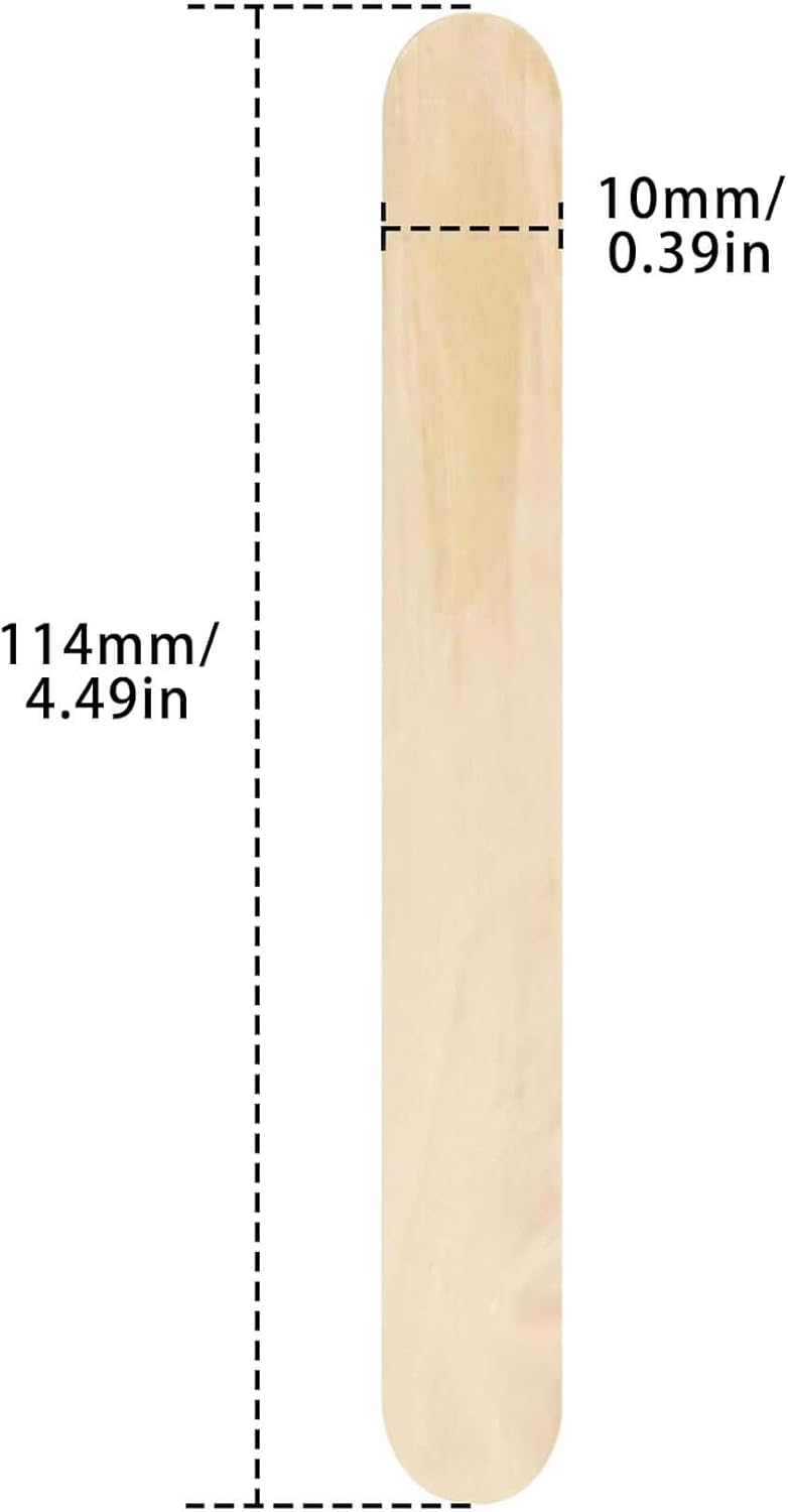 100 PCS Cake Popsicle Sticks and 200 PCS Cake Pop Bags Set, Food Grade 3.15 * 6.69 Inch Popsicle Bags for DIY Ice Popsicle and Cake Pop Mold, 4.5 inch Ice Cream Sticks