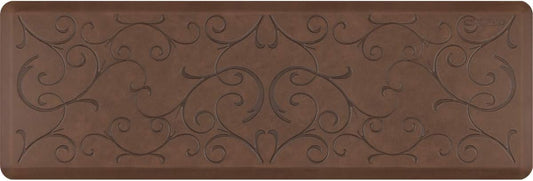 WellnessMats Bella Collection Anti-Fatigue Floor Mat, Polyurethane – Ergonomic Support Pad for Home, Kitchen, Garage, Office Standing Desk – Water Resistant - Made in USA