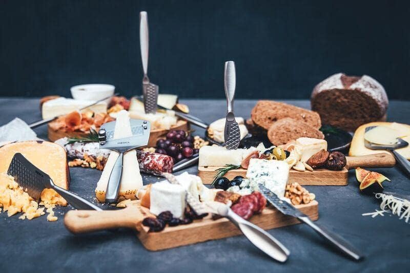 BOSKA 307103 Monaco+ Hard Cheese Slicer, Large, Silver