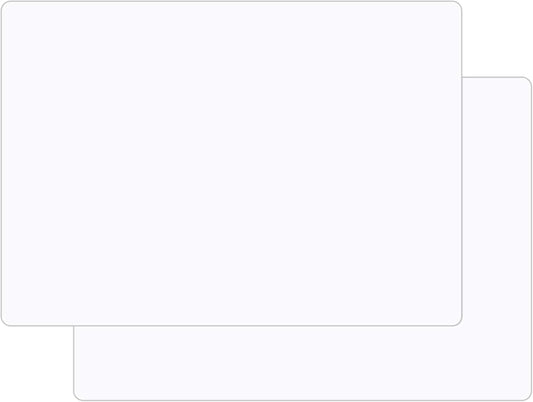 Gartful Silicone Mats for Countertop - Thicker, 28" by 20" Extra Large Multipurpose Mat, Counter Table Protector, Desk Saver Pad, Placemat Nonstick Nonskid Heat-Resistant Pad, Translucent, 2PCS