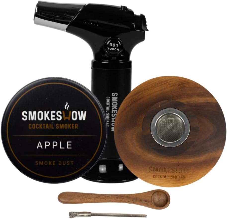 Bundle with Kitchen Torch, One Flavor of Wood Chips Apple (No Butane Included)