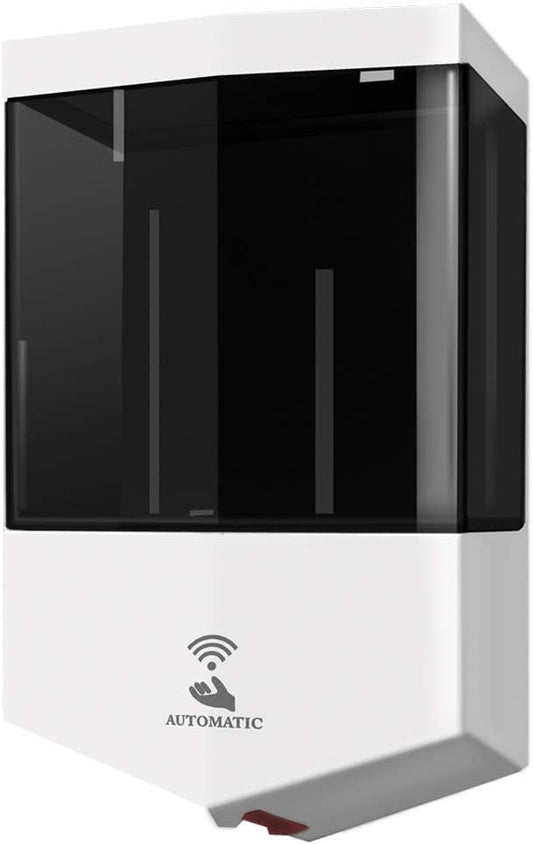 Evhome Automatic Soap Dispenser Wall Mounted Commercial Soap Dispenser Touchless Liquid Dish Soap Dispenser for Hotel, Offices, Schools, Kitchen, Bath - 20.3oz/600ml, Plastic (600ML-S)