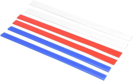 Measuring Dough Strips, Silicone Measuring Dough Strip, Rolling Pin Guide Silicone, Leveler Sticks Ruler Strips Guides Thickness Rails Non Stick Baking Strip for Biscuits Noodles Kitchen 6Pcs