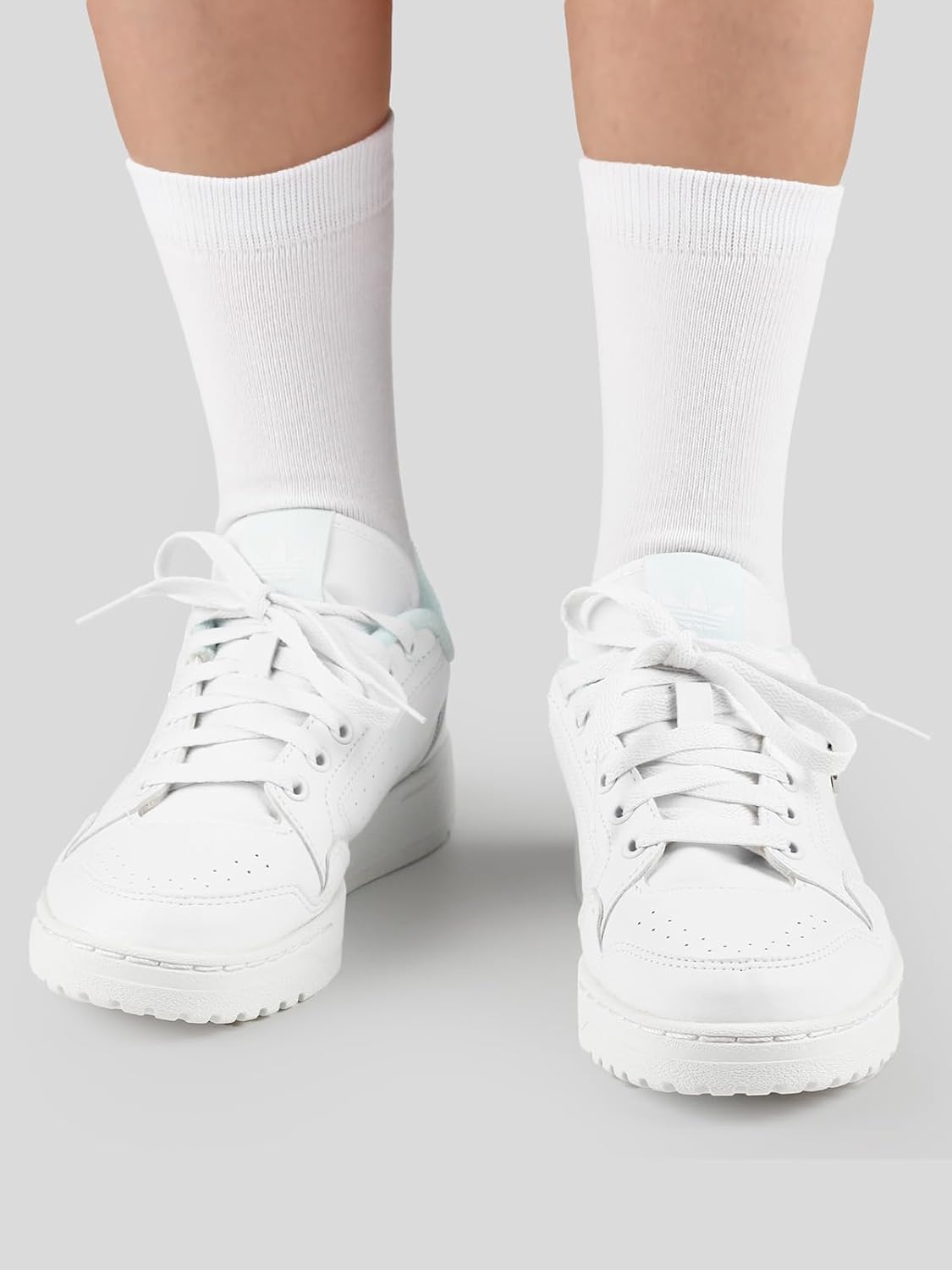 COTTON DAY Unisex Little Kids Youth Boys Girls Soft Cotton Crew Dress Socks Seamless Toe Black White Gray Navy 6 Pack