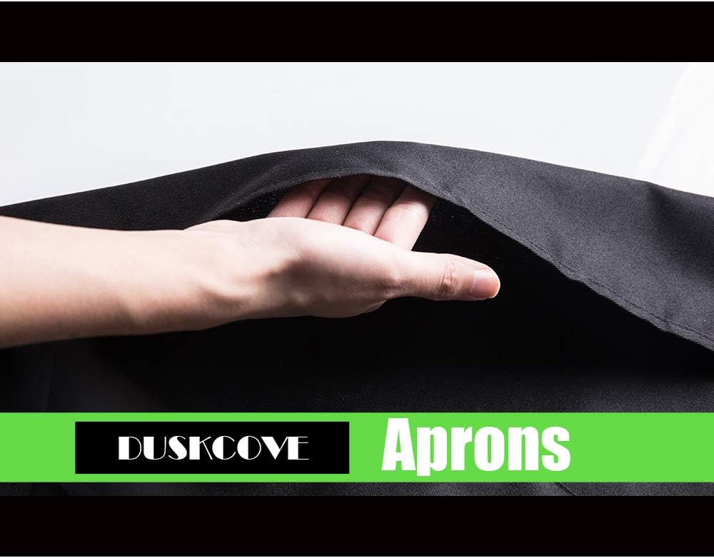 DUSKCOVE 12 Pack Plain Bib Aprons with 2 Pockets - Yellow Unisex Commercial Apron Bulk for Kitchen Cooking Restaurant BBQ Painting Crafting