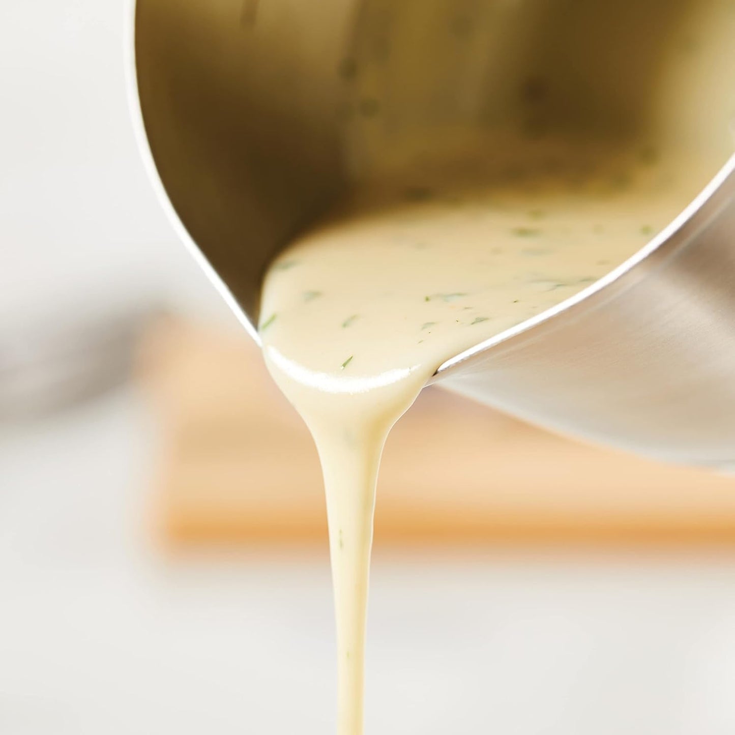 KitchenAid 71026 3-Ply Base Brushed Stainless Saucepan with Pour Spouts, 1.5 Quart -Brushed Stainless Steel