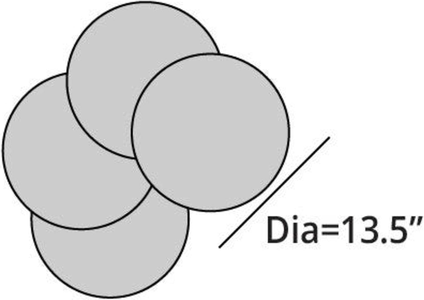 Covermates Keepsakes - Quilted Divider Set - Set of 4 - Scratch & Breakage Protection - Stain Resistant - Machine Washable - China Storage, Black