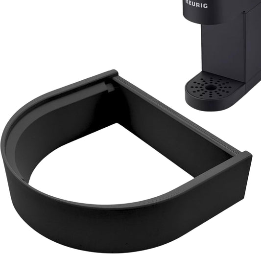 Drip Tray Mug/Cup Riser Made for the Keurig to Reduce Splashes - Riser Only (Black, K-Mini 1.25 inches Tall)