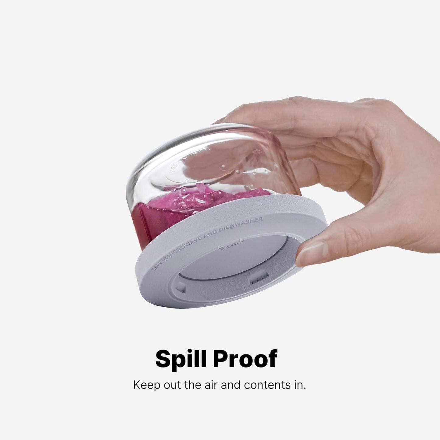 Comotomo 'Smart Vent' Food Container, Gray, Set of 3