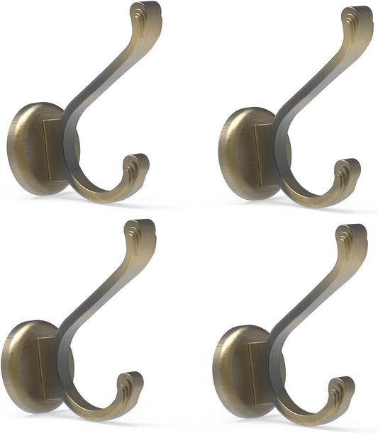 Ant Mag Magnetic Hooks Heavy Duty 141lbs Neodymium Magnet Metal Wall Hooks for Hanging Coats Robes Backpacks Bags Hats Keys Mugs Cups Towels Bronze