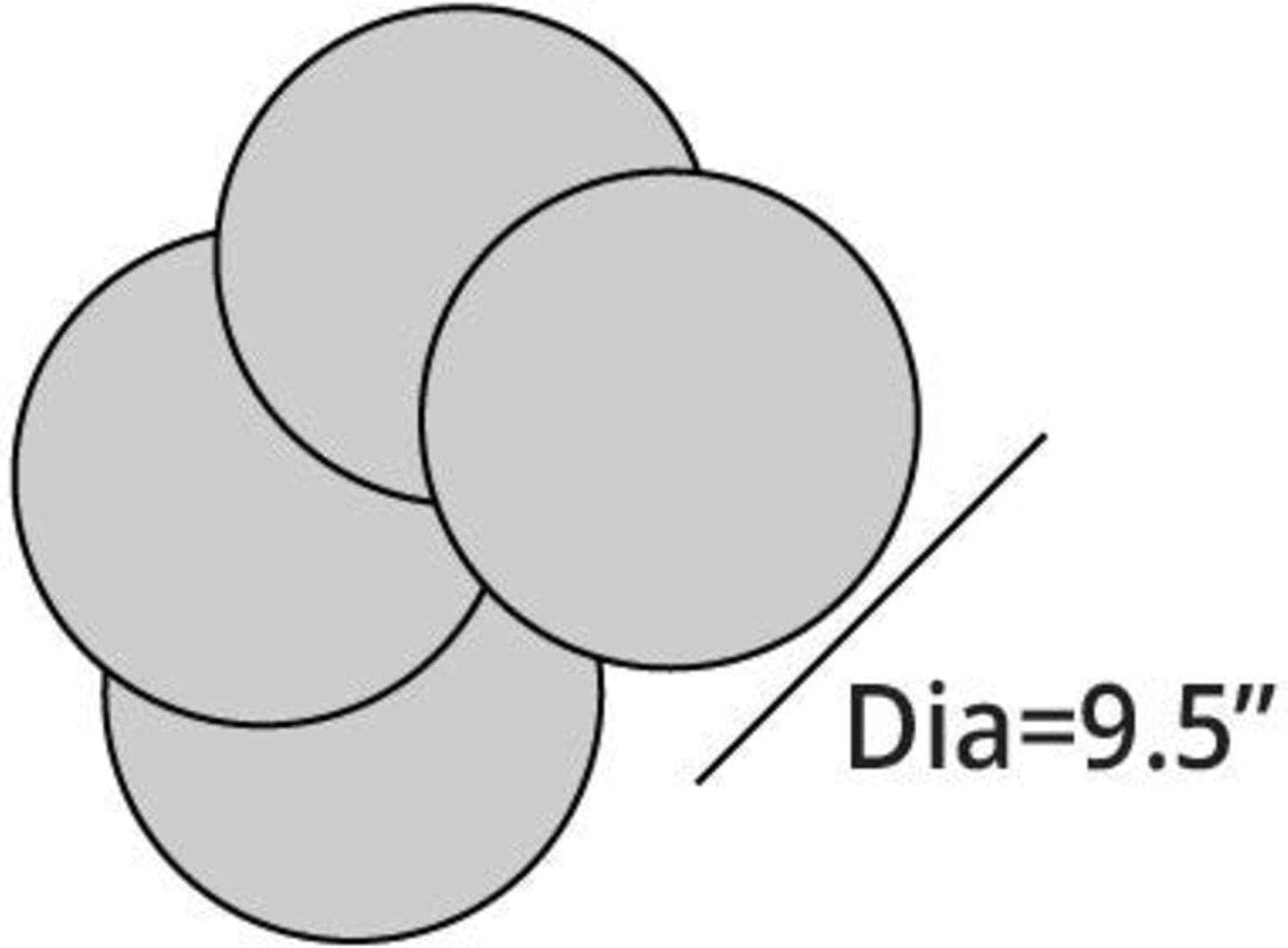 Covermates Keepsakes - Quilted Divider Set - Set of 4 - Scratch & Breakage Protection - Stain Resistant - Machine Washable - China Storage, Cream