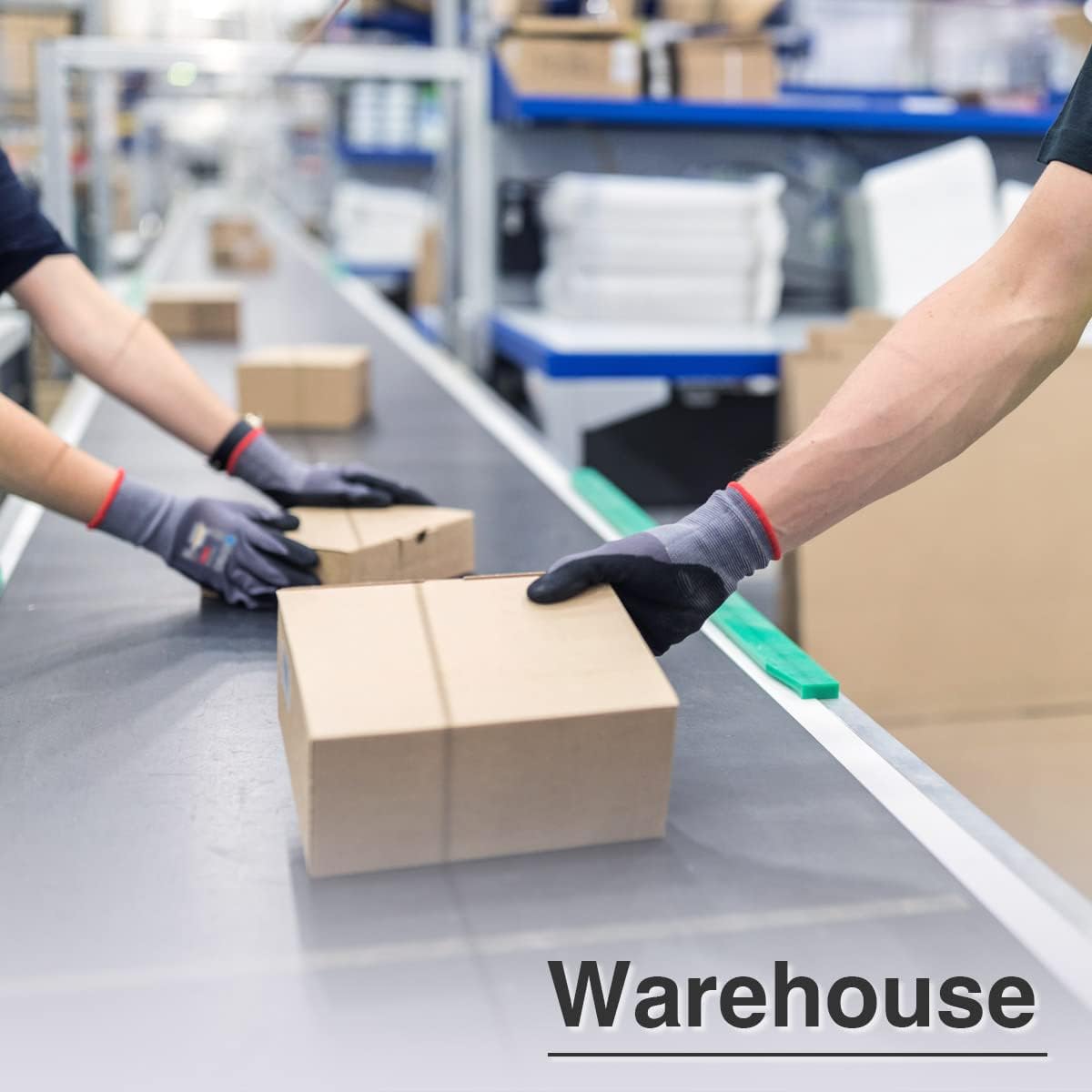 KAYGO Safety Work Gloves MicroFoam Nitrile Coated, 60 Pairs KG18NB,Seamless Knit Nylon Glove for Men and Women, Ideal for Automotive,Warehouse,Construction (X-Large,Gray)