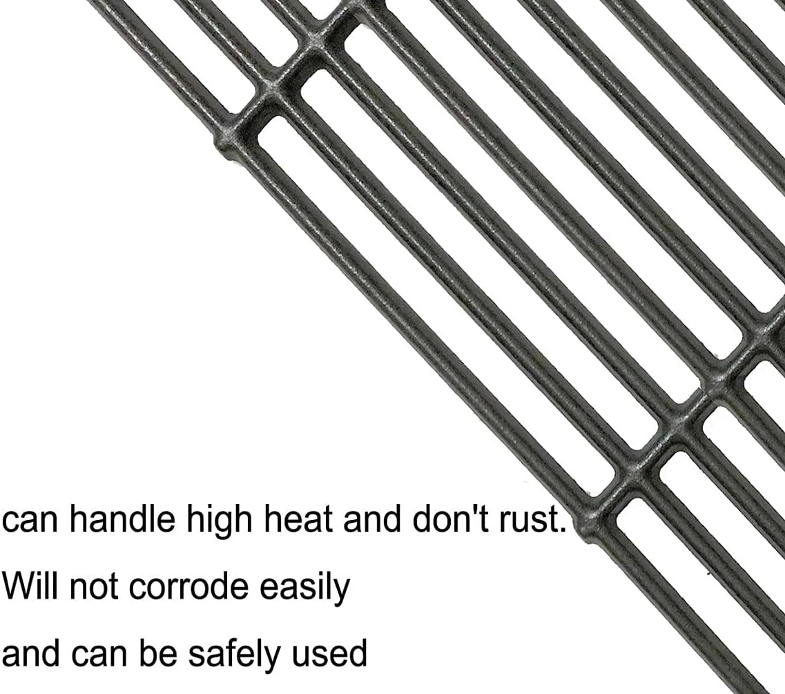 C6522C(3-Pack) 19 1/4" Cast Iron Cooking Grid Grates Replacement for Brinkmann 810-8500-S, 810-8501-S, 810-8502-S, Charmglow 720-0396, 720-0536, 720-0578, 810-8500-S