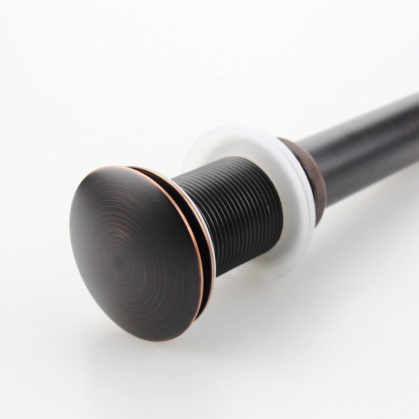 Oil Rubbed Bronze Pop UP Sink Drain, Vanity Bathroom Vessel Lavatory Faucet Drain Stopper, ORB without Overflow