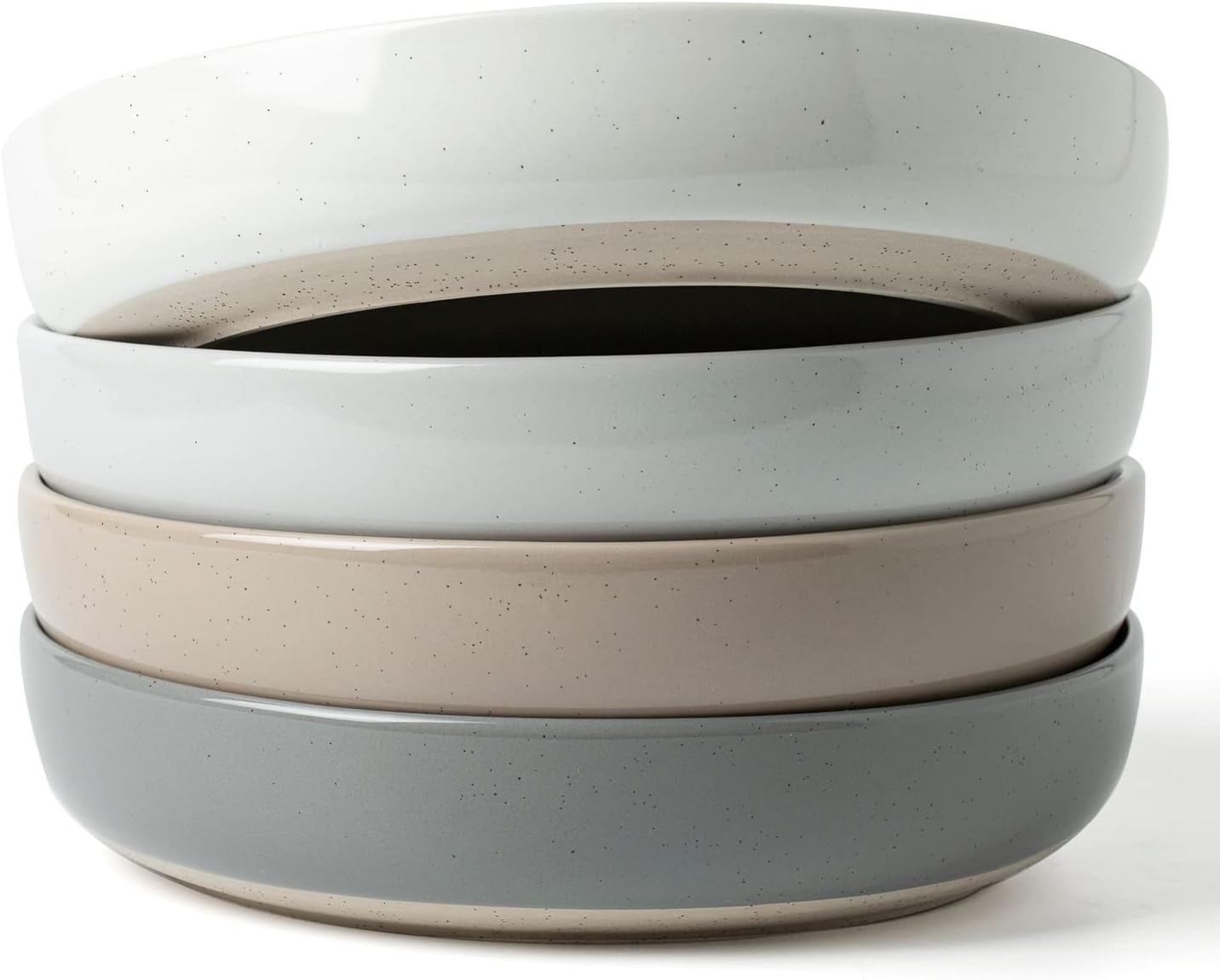 famiware Milkyway 33 oz Bowl Set, Pasta Bowls Set of 4, Salad Bowls Perfect for Your Friend for Housewarming, Thanksgiving, Christmas, Multicolor