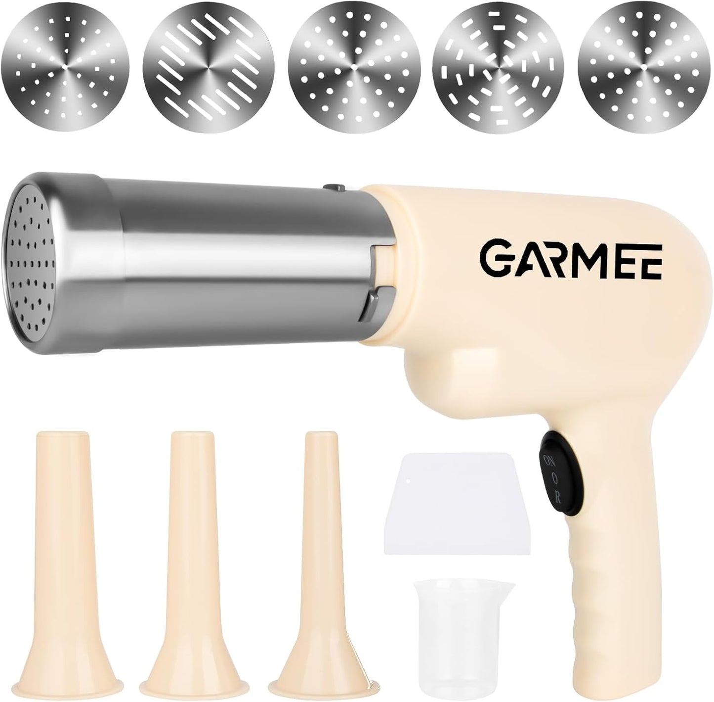 Electric Pasta Maker Machine Noodle Maker - Automatic Spaghetti Maker Pasta Roller Kitchenaid Attachment All-in-One Cordless Homemade Pasta Machine