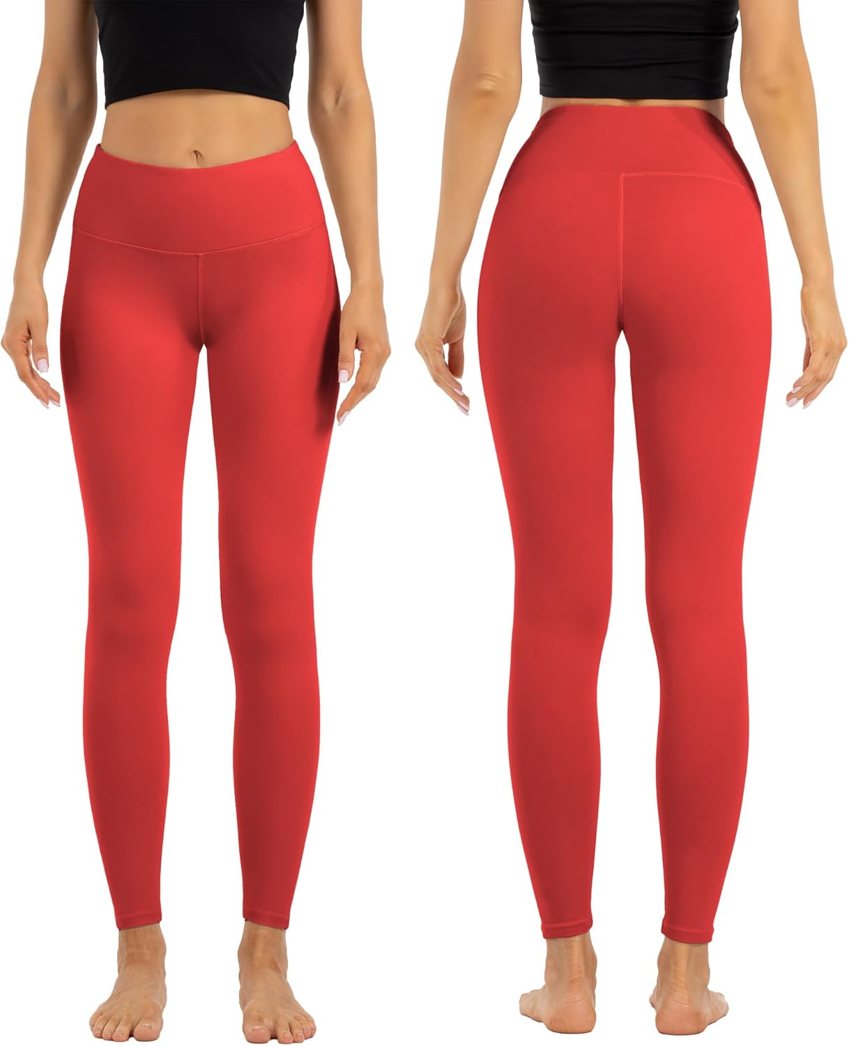 CHANAN High Waist Butt Lifting Leggings for Women Buttery Soft Breathable Yoga Pants with Hidden Pocket Tummy Control Gym
