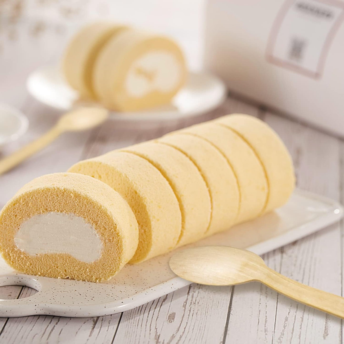 Bamboo Utensils Disposable- 100PK Bamboo Spoons for Eating 100% Biodegradable Compostable Renewable Natural Travel Cutlery 6.7" Spoon for Camping/Party