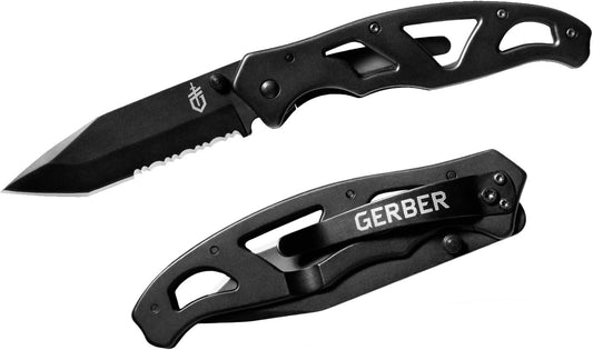 Gerber Gear Paraframe EDC Folding Pocket Knife with Safety Lock for Everyday Carry, Gifts for Men