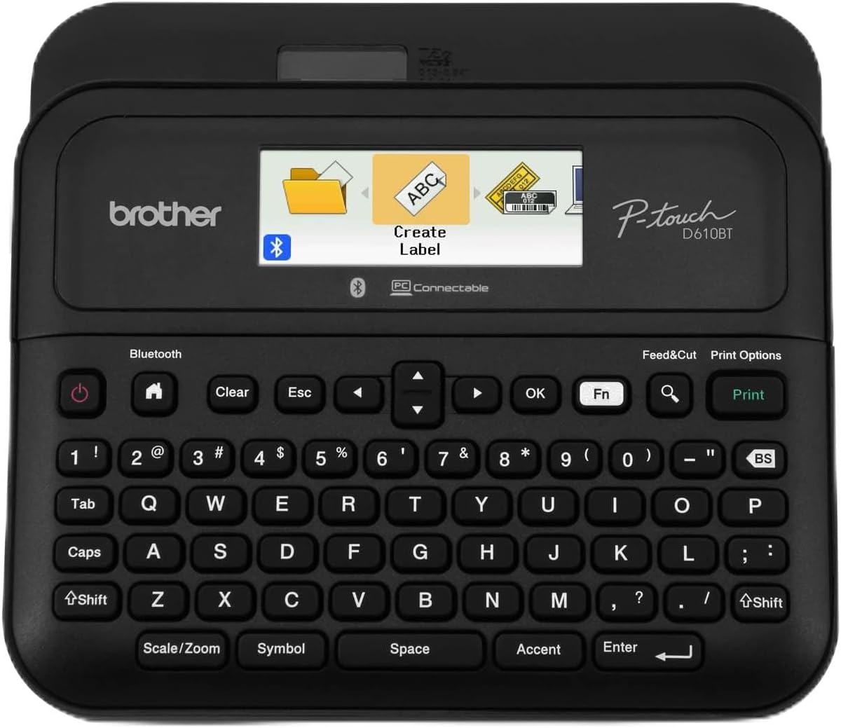 Brother P-Touch PT- D610BT Business Professional Connected Label Maker | Connect and Create via Bluetooth® on TZe Label Tapes up to ~1 inch (Renewed Premium)