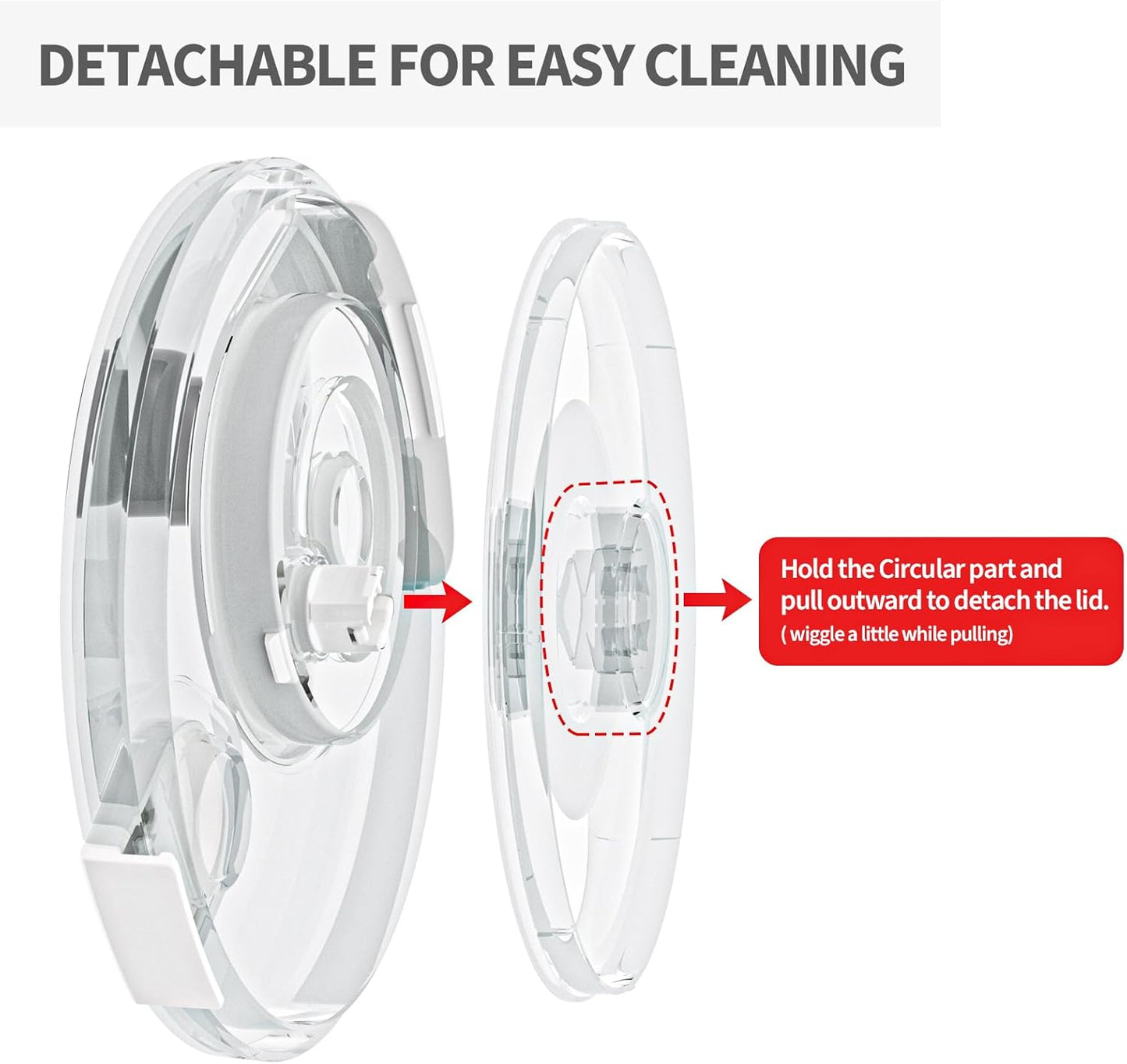 Cambom Salad Spinner Lettuce Spinner, Wash, Spin & Dry Salad Greens, Vegetable Washer Salad Dryer With Rotary Handle for Fruits & Vegetables, High Efficiency Vegetable Spinner Kitchen Gadget 3Qt White