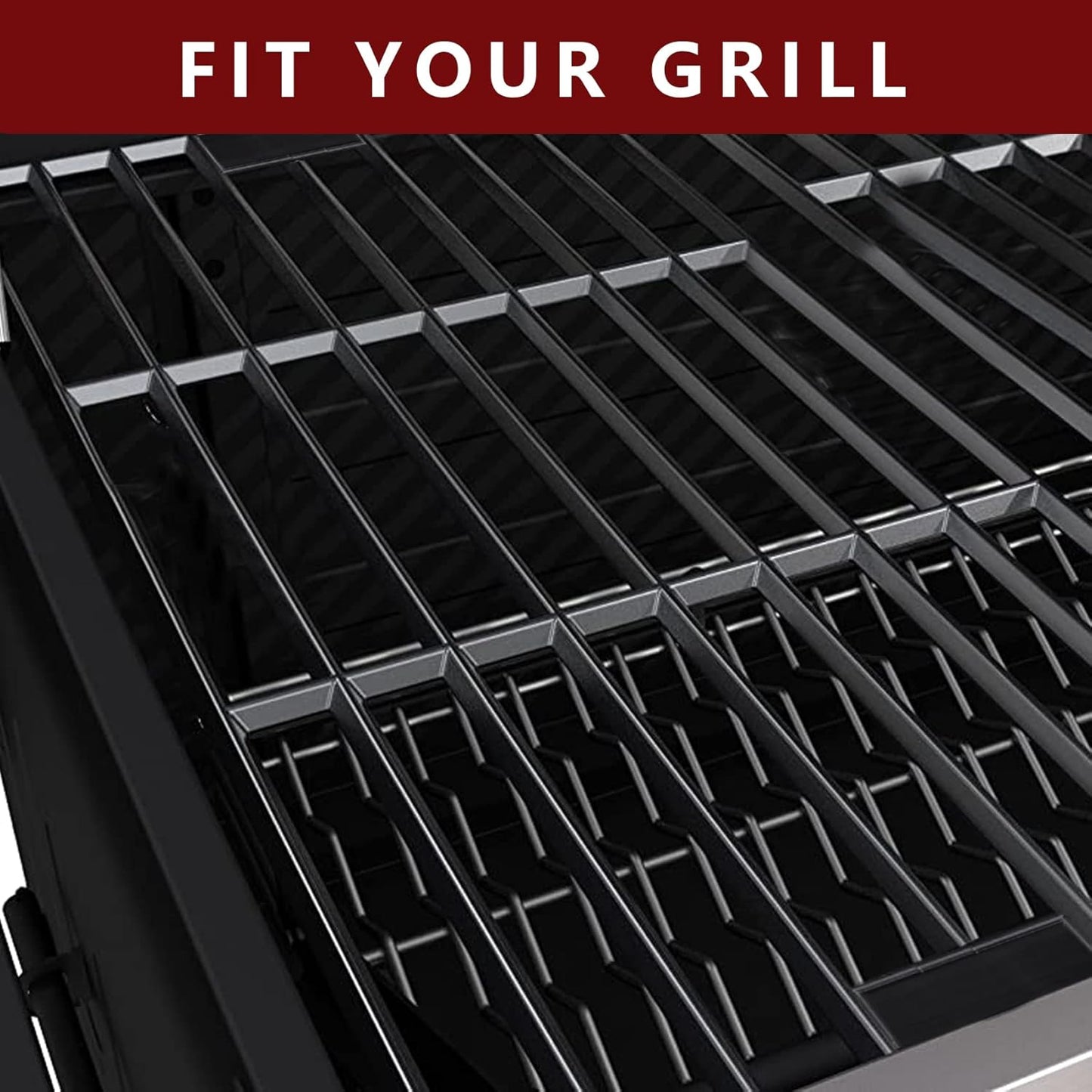 Grill Grates Replacement Parts, Grill Grates Replacement Cast Iron 19 3/4" x 27" for Chargriller Akorn 2121, 2123, 2222, 2828, 3001, 3030, 3725, 4000, 5050, 5252, 5650,9020