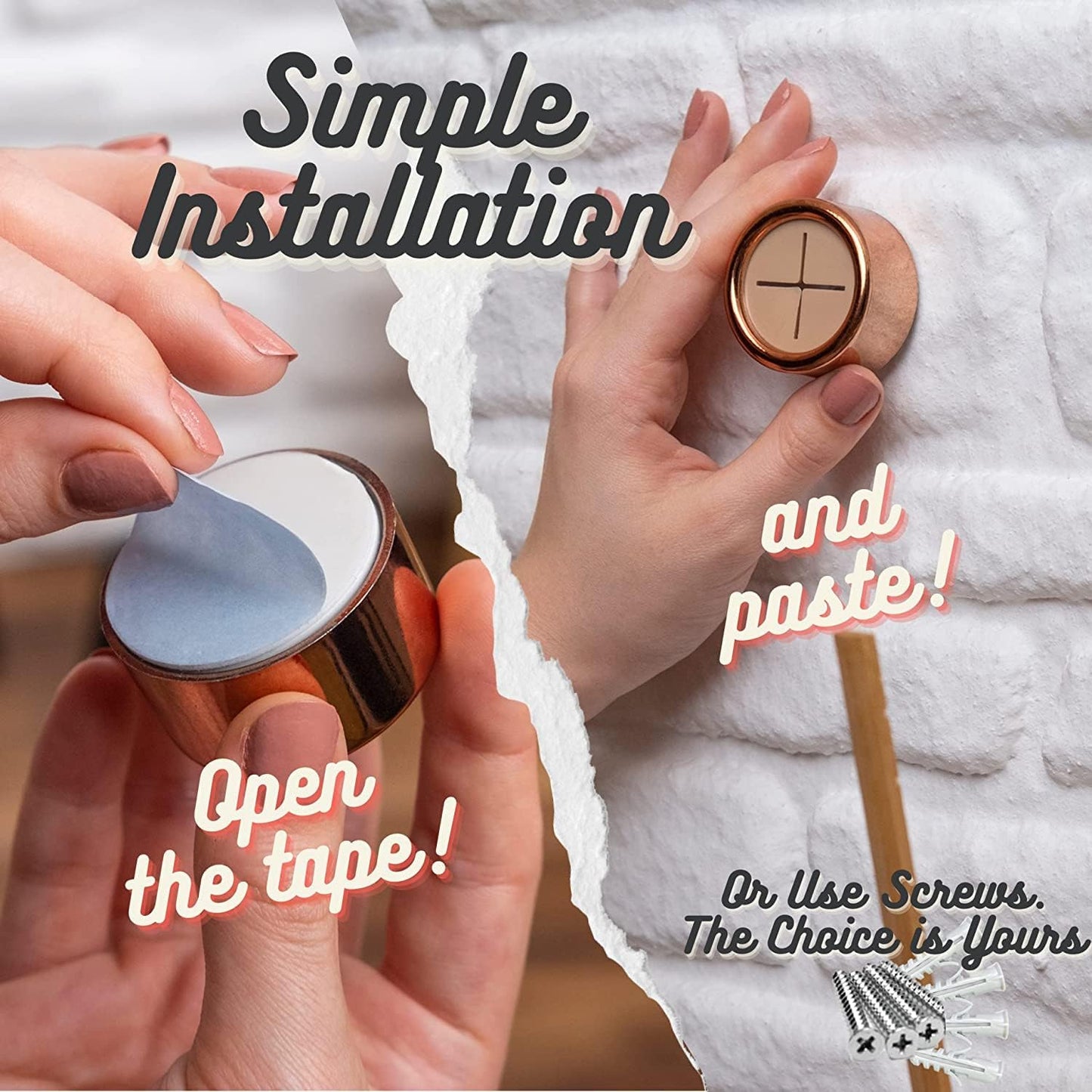 HEFA Towel Hooks, Dish & Hand Towel Holder, Kitchen Organization, 8 Pack Eco