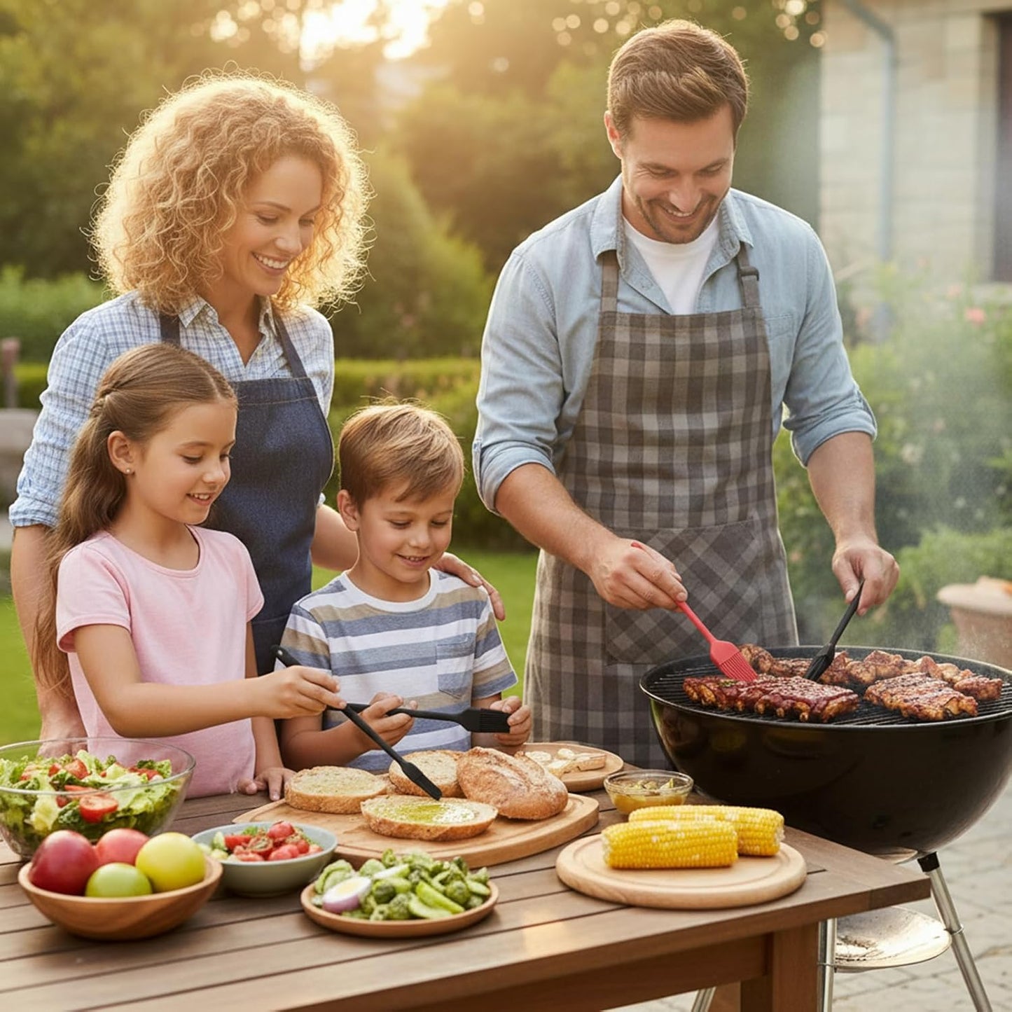 6Pcs Silicone Basting Brush Upgrade Pastry,Heat Resistant Brushes Premium Cooking Brush for Sauce Marinade Meat Glazing Oil BBQ Kitchen Cooking Baking Grilling Flavoring 19cm/7.48"(Small)