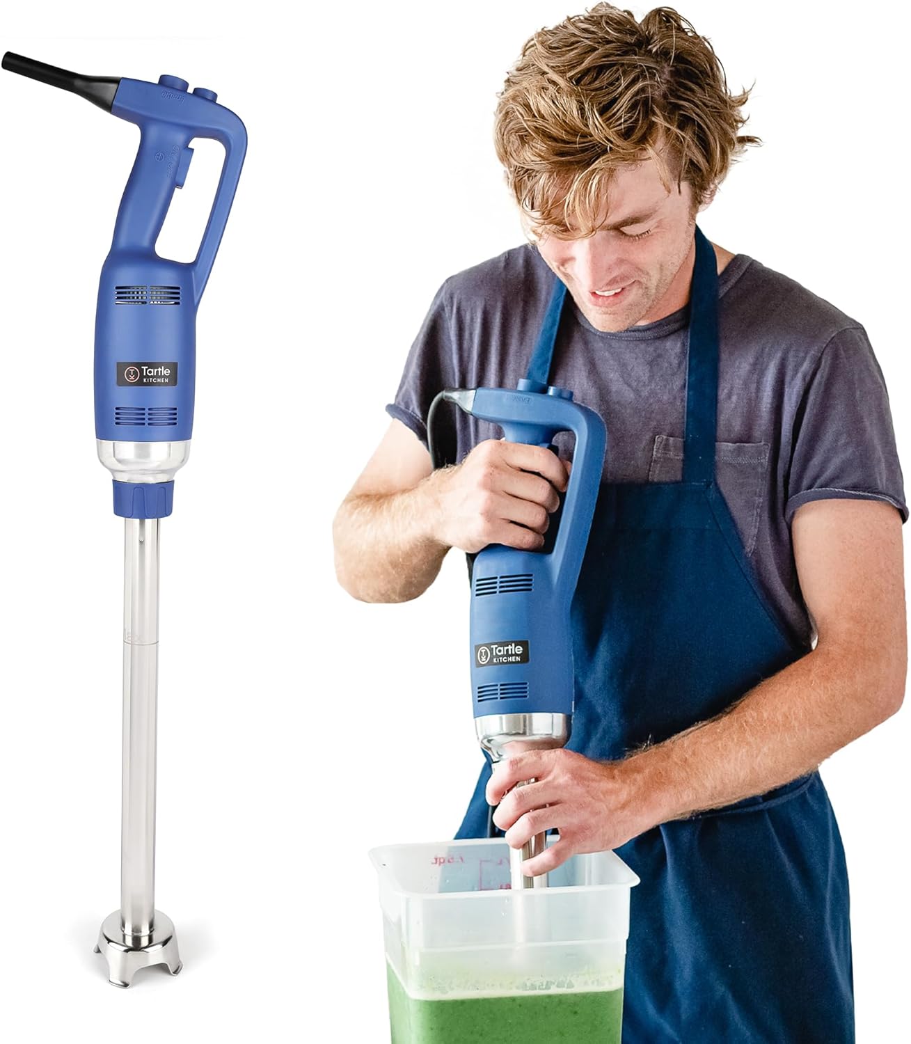 Commercial Immersion Blender, Variable Speed, Heavy Duty 500W, 4000-16000 RPM, 20inch Shaft